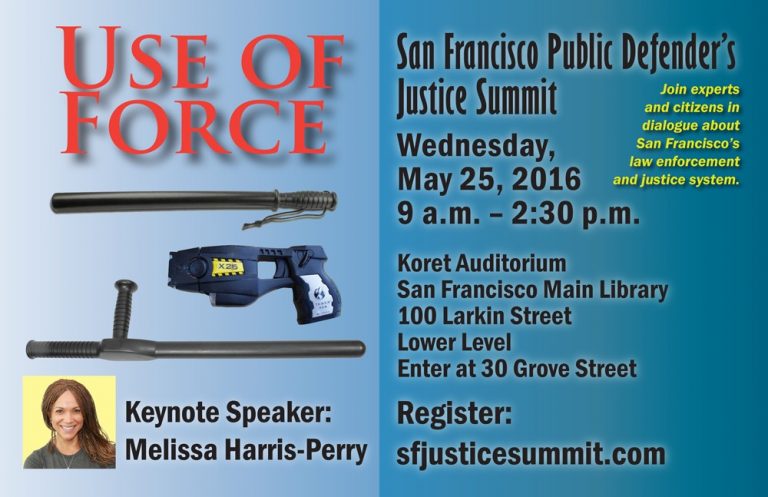 Public Defender Summit to Focus on Use of Force