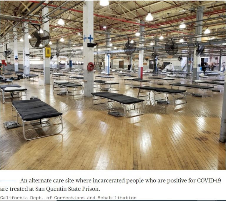 Coronavirus cases, deaths at San Quentin prison blamed on mismanagment