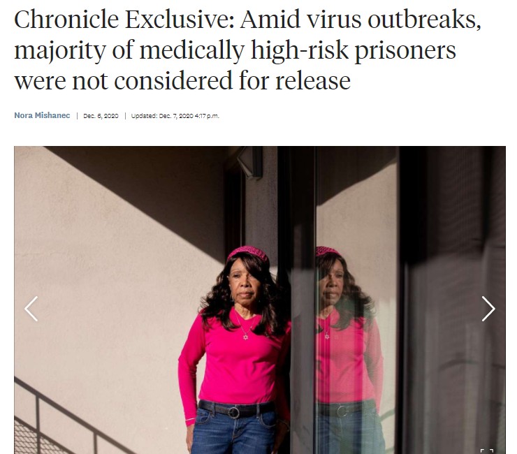 Amid virus outbreaks, majority of medically high-risk prisoners were not considered for release