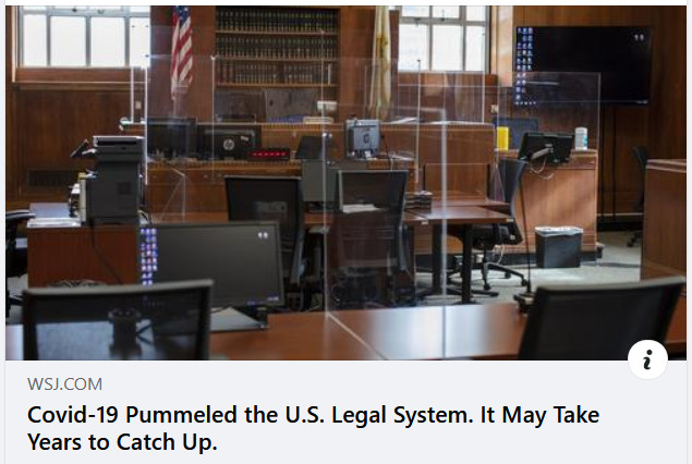 The Wall Street Journal Examines Court Delays in San Francisco & Nationwide