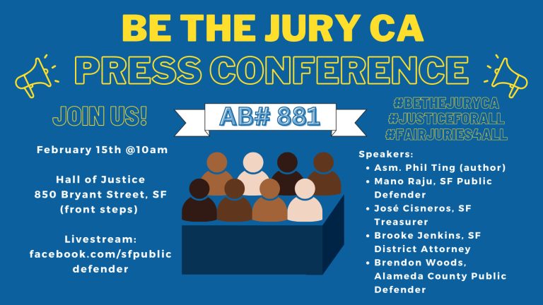 MEDIA ADVISORY: Asm. Ting to Introduce State Bill to Ease Financial Hardship of Jury Service, Increase Racial and Economic Diversity of Juries